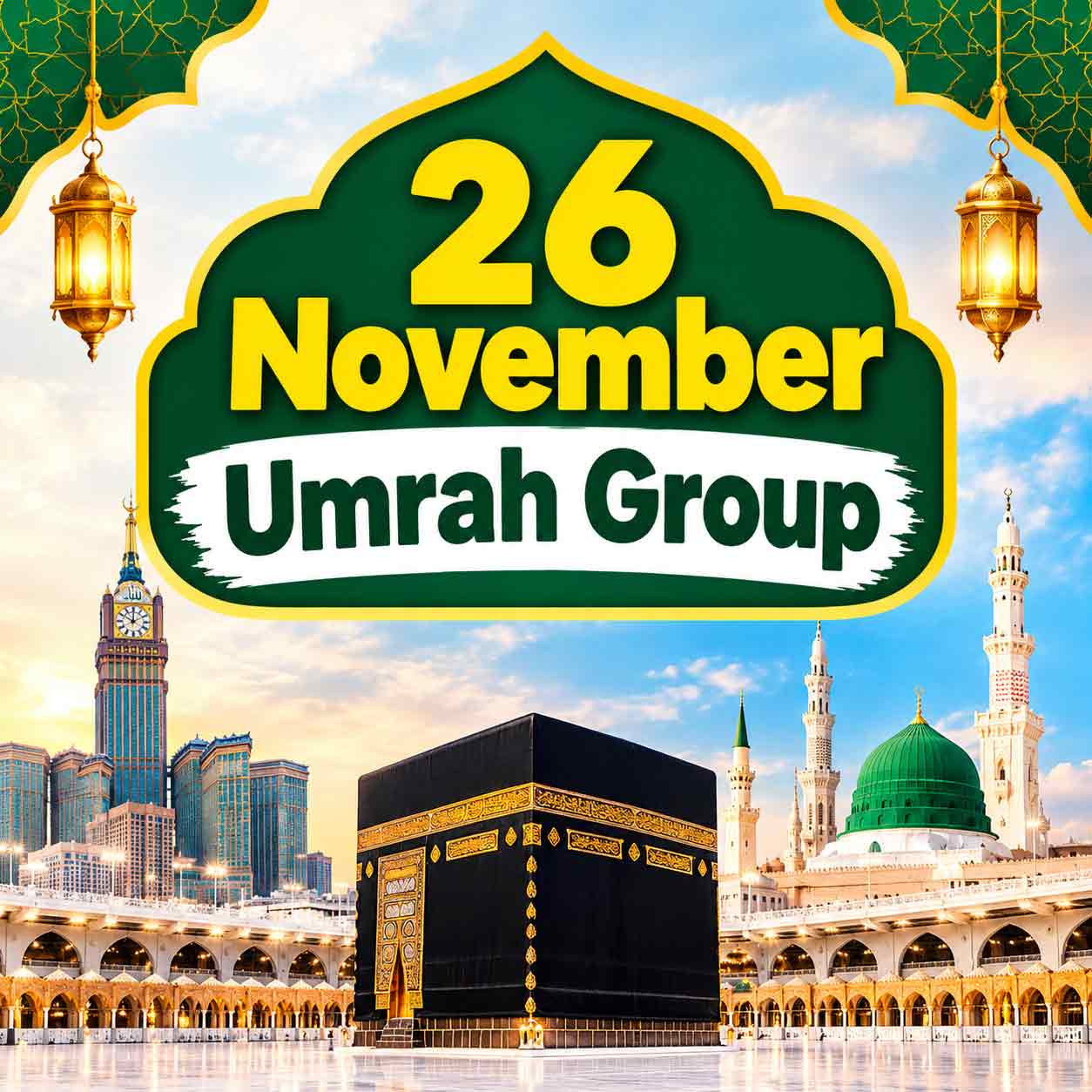 26 November Umrah Group 2026 - 14 Days
